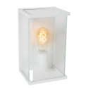 Lucide CLAIRE - Applique murale Intérieur/Extérieur - 1xE27 - IP54 - Blanc