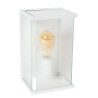 Lucide CLAIRE - Applique murale Intérieur/Extérieur - 1xE27 - IP54 - Blanc