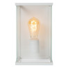 Lucide CLAIRE - Applique murale Intérieur/Extérieur - 1xE27 - IP54 - Blanc