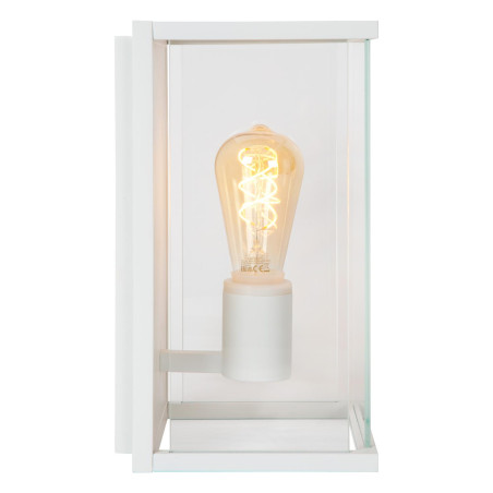 Lucide CLAIRE - Applique murale Intérieur/Extérieur - 1xE27 - IP54 - Blanc
