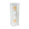 Lucide CLAIRE - Applique murale Intérieur/Extérieur - 2xE27 - IP54 - Blanc