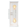Lucide CLAIRE - Applique murale Intérieur/Extérieur - 2xE27 - IP54 - Blanc