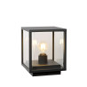 Lucide CLAIRE - Borne extérieur - 1xE27 - IP54 - Anthracite