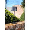 Lucide JUSTINE - Lampe de table Rechargeable Intérieur/Extérieur - Batterie/Piles - LED - L 13,5 x P 13,5 x H 38 cm - Noir