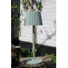 Lucide JUSTINE - Lampe de table Rechargeable Intérieur/Extérieur - Batterie/Piles - LED - L 13,5 x P 13,5 x H 38 cm - Vert