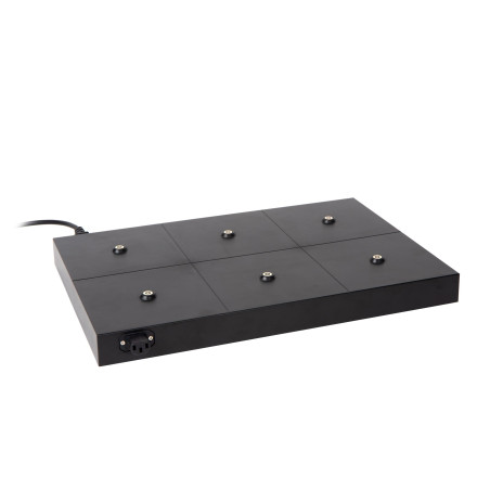 Lucide THE DOCK - Chargeur Sans Fil / Station de recharge / Wireless charger - 6 Lampes max. - Noir