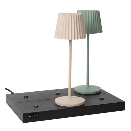 Lucide THE DOCK - Chargeur Sans Fil / Station de recharge / Wireless charger - 6 Lampes max. - Noir
