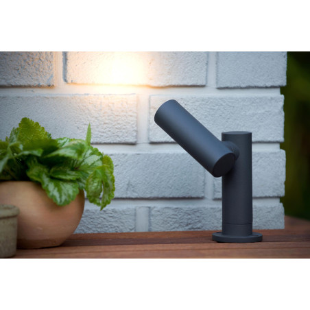 Lucide TATUM - Spot de jardin - LED - 1x5W 3000K - IP65 - Anthracite