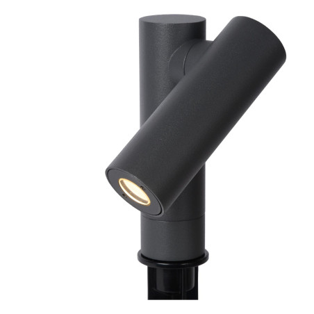 Lucide TATUM - Spot de jardin - LED - 1x4,5W 3000K - IP65 - Anthracite
