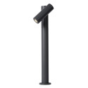 Lucide TATUM - Borne extérieur - LED - 1x5W 3000K - IP65 - Anthracite