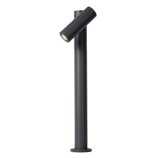 Lucide TATUM - Borne extérieur - LED - 1x5W 3000K - IP65 - Anthracite