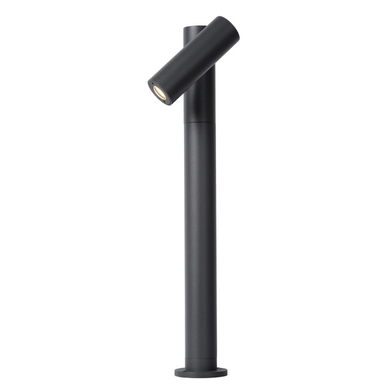 Lucide TATUM - Borne extérieur - LED - 1x5W 3000K - IP65 - Anthracite