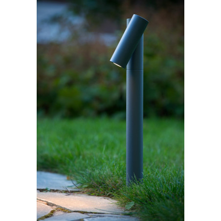 Lucide TATUM - Borne extérieur - LED - 1x5W 3000K - IP65 - Anthracite