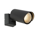 Lucide MANAL - Spot mural / Applique mural Intérieur/Extérieur - LED - 1x13W 3000K - IP65 - Anthracite