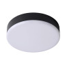 Lucide CERES-LED - Plafonnier Salle de bains - Ø 21,5 cm - LED Dim. - 1x30W 3000K - IP44 - Noir