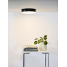 Lucide CERES-LED - Plafonnier Salle de bains - Ø 21,5 cm - LED Dim. - 1x30W 3000K - IP44 - Noir