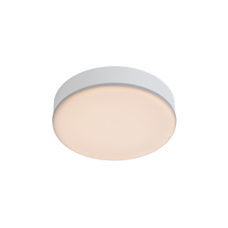 Lucide CERES-LED - Plafonnier Salle de bains - Ø 21,5 cm - LED Dim. - 1x30W 3000K - IP44 - Blanc