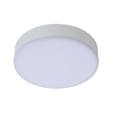 Lucide CERES-LED - Plafonnier Salle de bains - Ø 21,5 cm - LED Dim. - 1x30W 3000K - IP44 - Blanc
