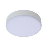 Lucide CERES-LED - Plafonnier Salle de bains - Ø 21,5 cm - LED Dim. - 1x30W 3000K - IP44 - Blanc