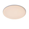 Lucide CERES-LED - Plafonnier Salle de bains - Ø 21,5 cm - LED Dim. - 1x30W 3000K - IP44 - Blanc