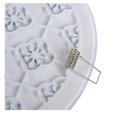 Lucide CERES-LED - Plafonnier Salle de bains - Ø 21,5 cm - LED Dim. - 1x30W 3000K - IP44 - Blanc