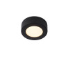 Lucide BRICE-LED - Plafonnier Salle de bains - Ø 11,7 cm - LED Dim. - 1x8W 3000K - IP44 - Noir