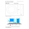 Lucide BRICE-LED - Plafonnier Salle de bains - Ø 11,7 cm - LED Dim. - 1x8W 3000K - IP44 - Blanc
