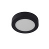 Lucide BRICE-LED - Plafonnier Salle de bains - Ø 18 cm - LED Dim. - 1x12W 3000K - IP44 - Noir