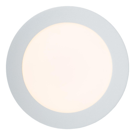 Lucide BRICE-LED - Plafonnier Salle de bains - Ø 18 cm - LED Dim. - 1x12W 3000K - IP44 - Blanc