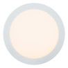 Lucide BRICE-LED - Plafonnier Salle de bains - Ø 24 cm - LED Dim. - 1x15W 3000K - IP44 - Blanc