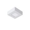 Lucide BRICE-LED - Plafonnier Salle de bains - LED Dim. - 1x8W 3000K - IP44 - Blanc