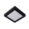 Lucide BRICE-LED - Plafonnier Salle de bains - LED Dim. - 1x22W 3000K - IP44 - Noir