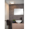 Lucide BRICE-LED - Plafonnier Salle de bains - LED Dim. - 1x22W 3000K - IP44 - Blanc