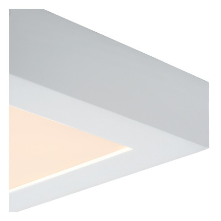 Lucide BRICE-LED - Plafonnier Salle de bains - LED Dim. - 1x22W 3000K - IP44 - Blanc