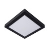 Lucide BRICE-LED - Plafonnier Salle de bains - LED Dim. - 1x30W 3000K - IP44 - Noir