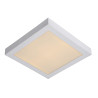 Lucide BRICE-LED - Plafonnier Salle de bains - LED Dim. - 1x30W 3000K - IP44 - Blanc