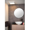 Lucide BRICE-LED - Plafonnier Salle de bains - LED Dim. - 1x30W 3000K - IP44 - Blanc