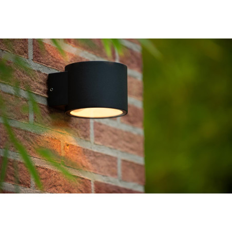 Lucide OXFORD - Applique murale Intérieur/Extérieur - 1xG9 - IP54 - Noir
