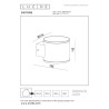 Lucide OXFORD - Applique murale Intérieur/Extérieur - 1xG9 - IP54 - Noir