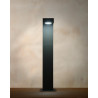 Lucide TEXAS - Borne extérieur - LED - 1x8W 3000K - IP54 - Anthracite