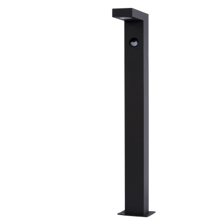 Lucide TEXAS-IR - Borne extérieur - LED - 1x7W 3000K - IP54- Détecteur De Mouvement & Jour/Nuit (désactivable) - Anthracite