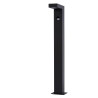 Lucide TEXAS-IR - Borne extérieur - LED - 1x7W 3000K - IP54- Détecteur De Mouvement & Jour/Nuit (désactivable) - Anthracite