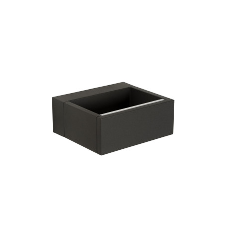 Lucide GOA - Applique murale Intérieur/Extérieur - LED - 1x10W 3000K - IP54 - Anthracite