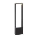 Lucide GOA - Borne extérieur - LED - 1x10W 3000K - IP54 - Anthracite