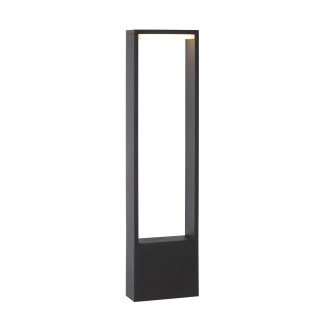 Lucide GOA - Borne extérieur - LED - 1x10W 3000K - IP54 - Anthracite