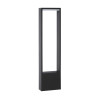 Lucide GOA - Borne extérieur - LED - 1x10W 3000K - IP54 - Anthracite