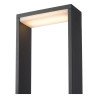 Lucide GOA - Borne extérieur - LED - 1x10W 3000K - IP54 - Anthracite