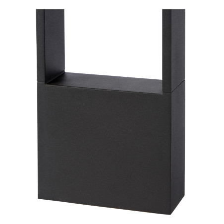Lucide GOA - Borne extérieur - LED - 1x10W 3000K - IP54 - Anthracite