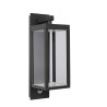 Lucide CLAIRETTE - Applique murale Intérieur/Extérieur - LED - 1x13W 3000K - IP54- Détecteur De Mouvement & Jour/Nuit -