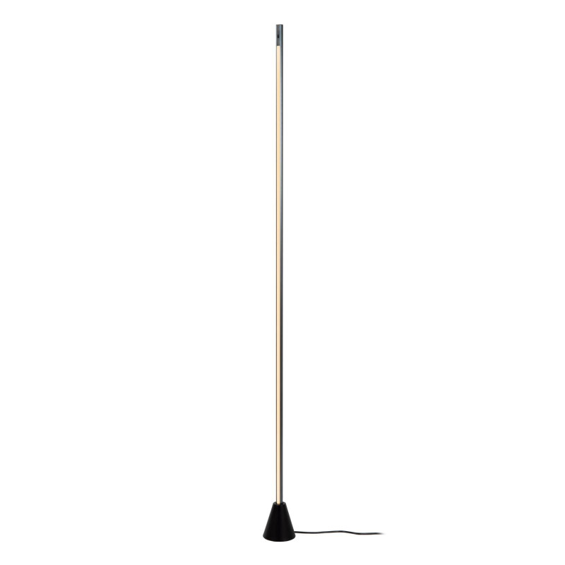 Lucide EQUINOX - Lampadaire - LED Dim. - CCT - 1x26W 2700K/4000K - Détecteur à balayage manuel - Fer gris - Vibes